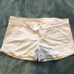 EUC Hollister white shorts size 1